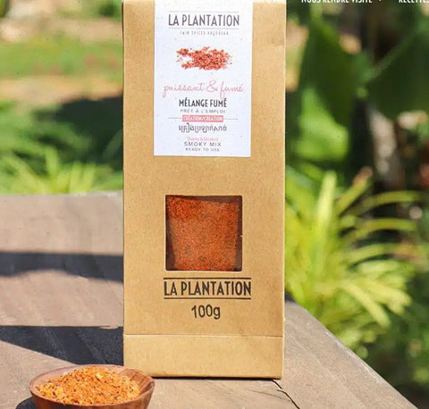 Mélange Fumé (fleur de sel, piment doux fumé) - 100g