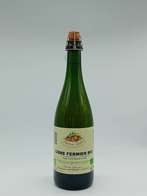 Cidre fermier Bio demi-sec