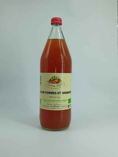 Jus de pommes-rhubarbe Bio 1L